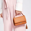 2019 spring new design tassel shoulder bag two-sides usable bag portable handbag