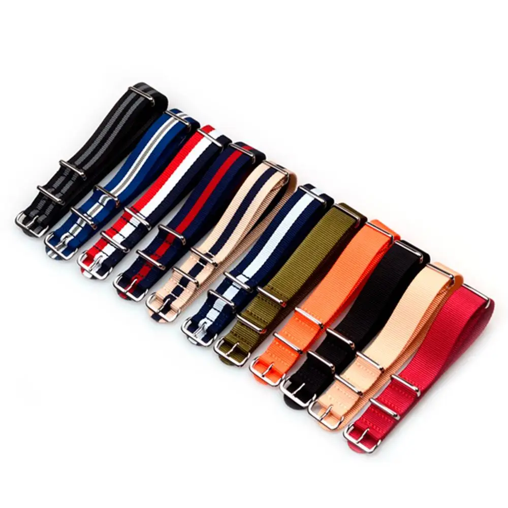 EACHE Top Quality 11 Colors 20mm 22mm Nato Nylon Watch Strap Nylon Watch Bands With Stainless Steel Buckles Adjustable Webbing
EACHE Top Quality 11 Colors 20mm 22mm Nato Nylon Watch Strap Nylon Watch Bands With Stainless Steel Buckles Adjustable Webbing