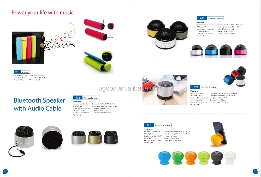 Hongkong fair popular bluetooth speaker M30,wireless charging speaker with led light Brand Miaboo from Ugood - ANKUX.COM