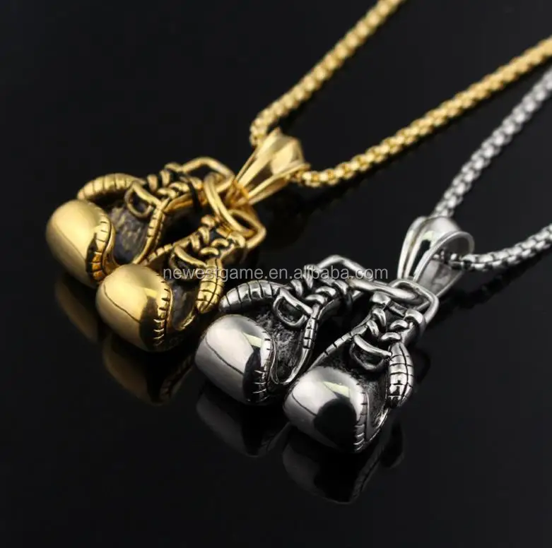 Men Necklace Fitness Fashion Stainless Steel Workout Jewelry Gold Plated Pair Boxing Charm Pendants Accessories Gift
Men Necklace Fitness Fashion Stainless Steel Workout Jewelry Gold Plated Pair Boxing Charm Pendants Accessories Gift