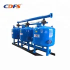 Carbon/quartz sand filter for waste water treatment
