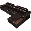 30% Off Trendy design home black color leather sofa set