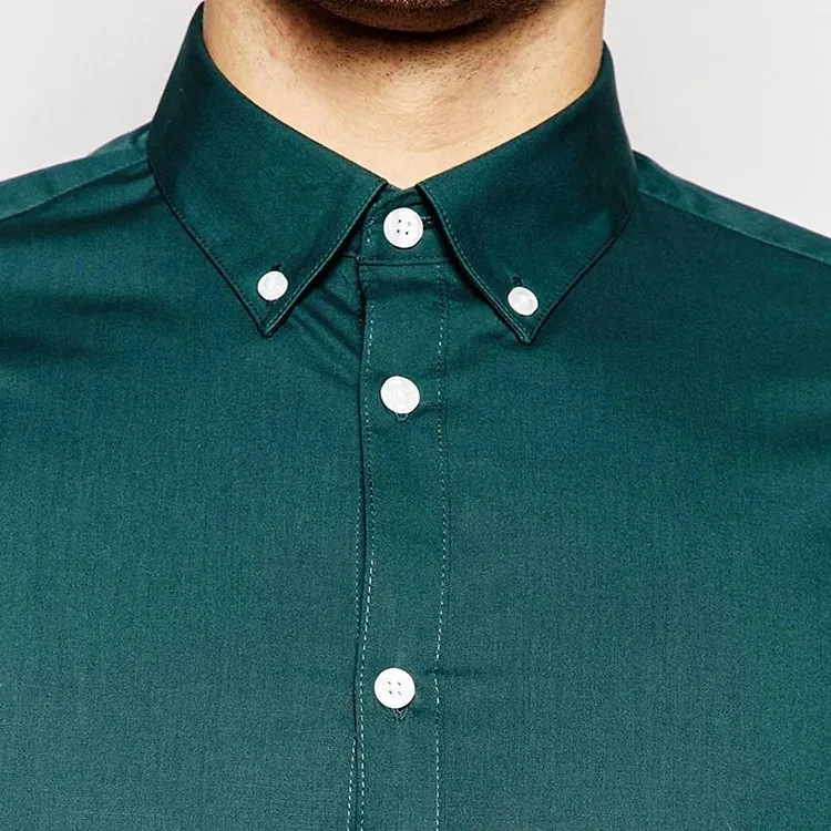 の最新男性綿100% ティール男性の ドレス シャツ仕入れ・メーカー・工場