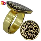 Xinyihong promotion Wholesale custom collectible electroplated real gold big mens zinc alloy ring