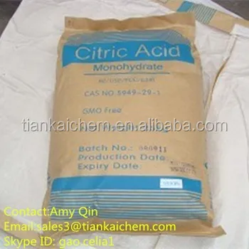 food additive citric acid monohydrate / cam 8-80