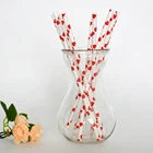 High Quality Wholesale Biodegradable Straws Heart Paper Drinking Straws