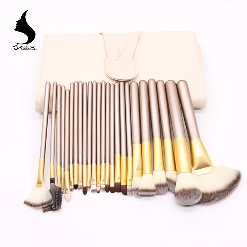 High Quality 24 Pcs Bag Packing Private Label Wooden Handle Nylon Hair Pefessional Makeup Brush Set
High Quality 24 Pcs Bag Packing Private Label Wooden Handle Nylon Hair Pefessional Makeup Brush Set