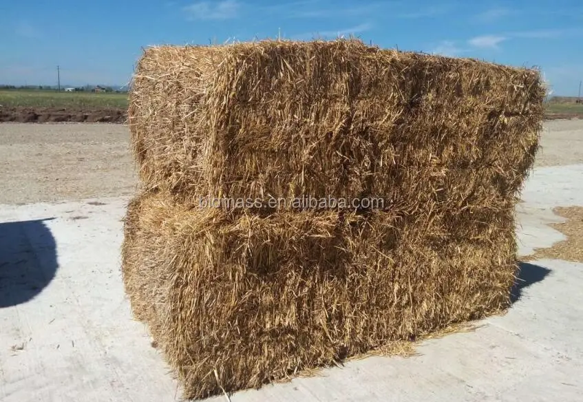 biodegradable products used rice straw bale shredder