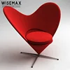 Modern Simple Hotel Reception Heart Cone Chair Leisure Living Room Designer Soft Velvet High Back Lounge Cone Chair