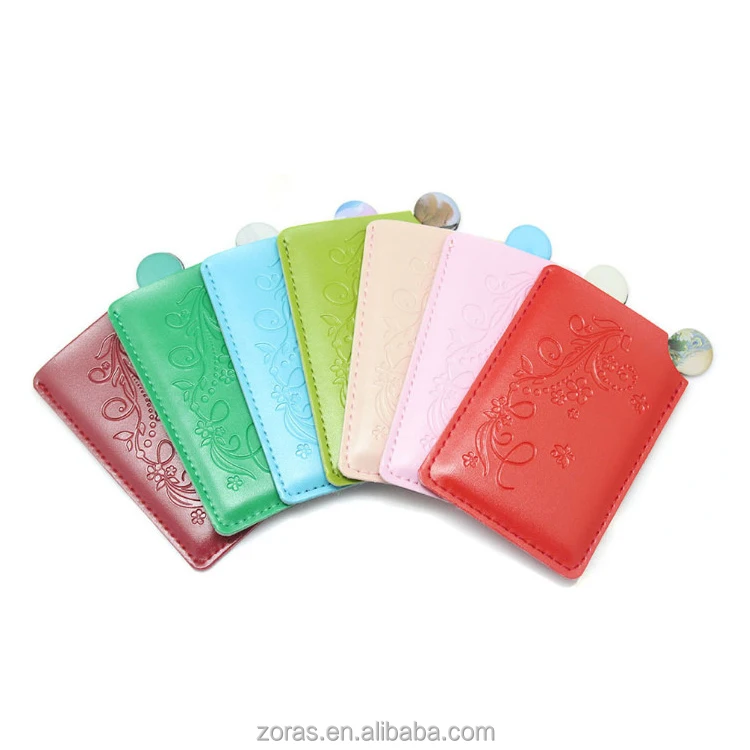 Compact Mirror Card Case Engraved LOGO Pocket Mirror Size Mini Metal Business Daily Makeup for Purse and Pocket with PU Leather, Customized
Compact Mirror Card Case Engraved LOGO Pocket Mirror Size Mini Metal Business Daily Makeup for Purse and Pocket with PU Leather, Customized