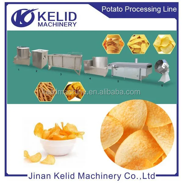 china small potato chips production line