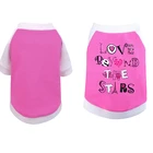 High quality dog apparel pink dog sporting clothes