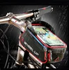 Water Resistant Bike Top Tube Phone Bag Bicycle Front Frame Bag with Touch Screen Phone Case