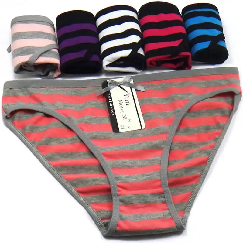 Sexy Underwear Girl Stripes Panties Ladies Lingerie Girls Panties, Black,pink,rose,blue,purple,watermelon red
Sexy Underwear Girl Stripes Panties Ladies Lingerie Girls Panties, Black,pink,rose,blue,purple,watermelon red