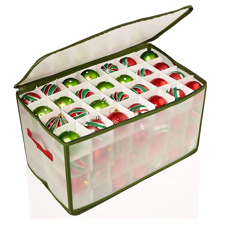 Xmas Bauble Ornament Storage Box With Dividers Christmas Storage Boxes Cardboard, Customized color
Xmas Bauble Ornament Storage Box With Dividers Christmas Storage Boxes Cardboard, Customized color