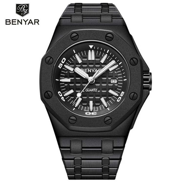 relojes Fashion Waterproof Sport men watches Stainless Steel Benyar 5123 luxury watch
relojes Fashion Waterproof Sport men watches Stainless Steel Benyar 5123 luxury watch