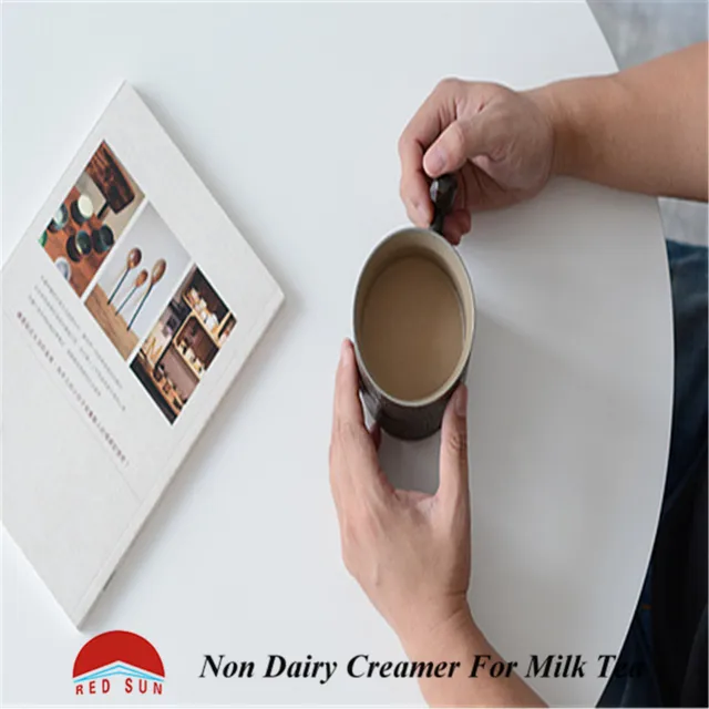 assam organic strawberry milk tea creamer powder mix