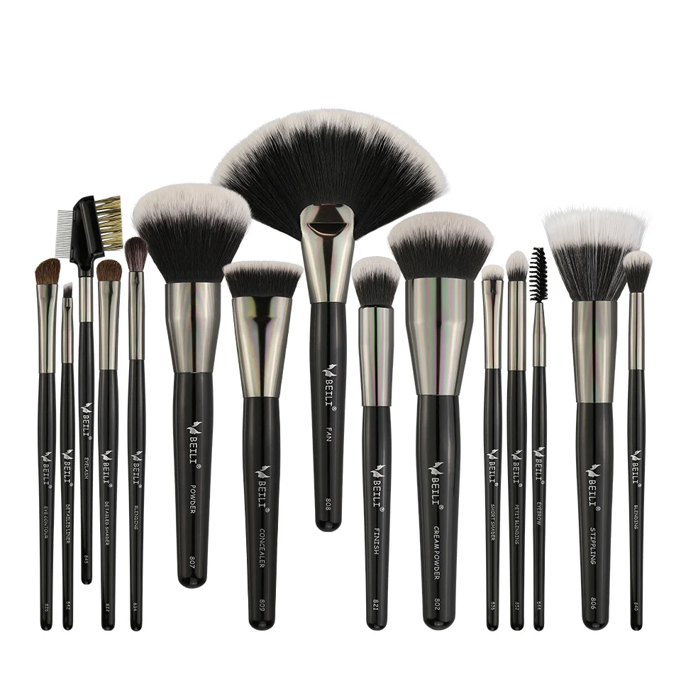 BEILI Luxury Professional Makeup Brushes Set Kits Cosmetic Black 15 PCS Wooden Private Label Logo Custom Free Shipping to US
BEILI Luxury Professional Makeup Brushes Set Kits Cosmetic Black 15 PCS Wooden Private Label Logo Custom Free Shipping to US