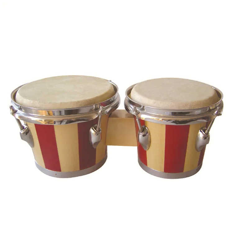 便宜的打击乐器乐器音乐小木制 bongo bongo 鼓出售