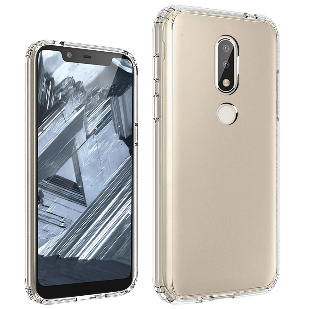 Clear Phone Case For Nokia 5.1 Plus For Nokia X5 100% Confirmed Right 2018 New Phone Case Cover for Nokia 5.1 Plus For Nokia X5 Crystal Clear Shockproof Protective Transparent Slim Fit Shell for Nokia 2018 BSCI Reach Rohs Factory Manufacturer Wholesale Phone Accessories