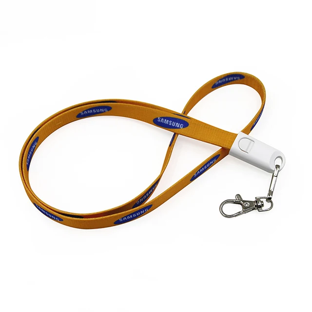 OEM Logo 90cm Lanyard Micro USB Cable Polyester Braided Mobile Phone Cables - ANKUX.COM
