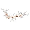 2019 Luxury Handmade Flower Hair Accessories Jewelry Side Comb Gold Leaf Crystal Rhinestone Wedding Bridal Hair Combs