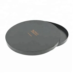 goodie black gift packaging design round big paper box