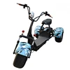 Factory price citycoco 1200W adult electric motorcycle 3 wheels fat tire electric scooter