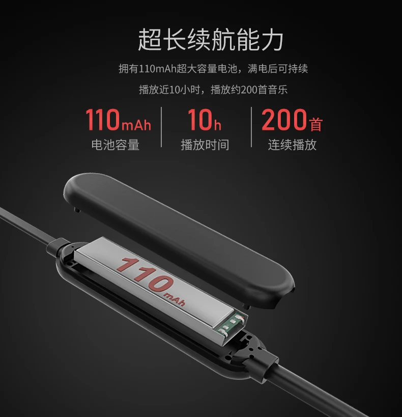2019 innovative noise cancelling bluetooth headset , magnetic control switch wireless headphone W8 neckband earphone - ANKUX.COM