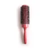 Salon hair styling plastic brush pink rolling hair brush hair rollers tool for women