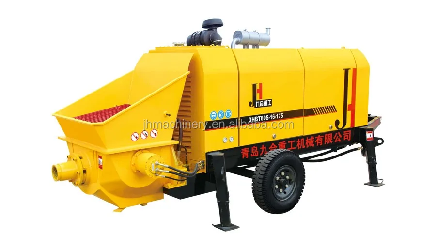 China JH Brand Trailer concrete pump