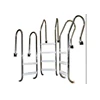 Factory supply swimming pool stainless steel safety handrail step ladder