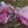 Beautiful crystal wedding napkin ring holders