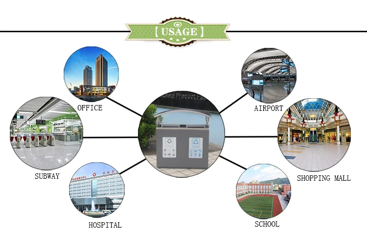 stocks of garbage cans