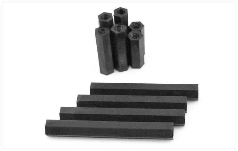 Black Nylon Plastic Standoffs,Nylon Hex Threaded Standoff Buy Black