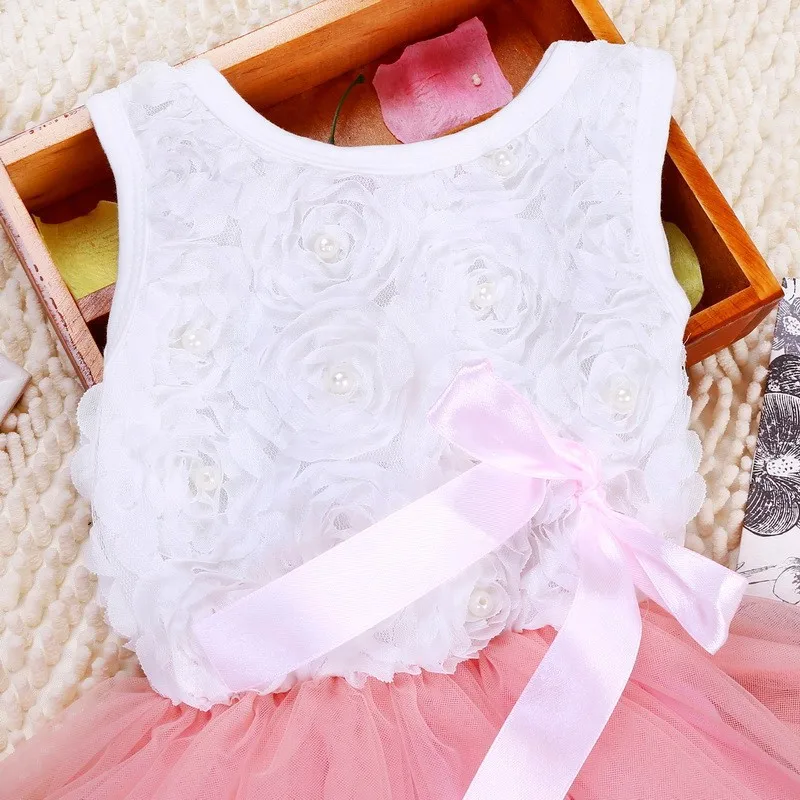 2015 New design little baby girl dance costumes dress fashion baby dress Baby party clothes newborn dress for girl