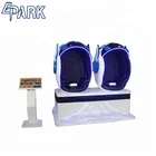 Interactive Virtual Reality Equipment robot 2 Seats 360 Degree Egg VR Cinema Simulator 9DVR