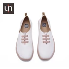 UIN new design available Moguer white microfiber leather fashion couple casual shoes
