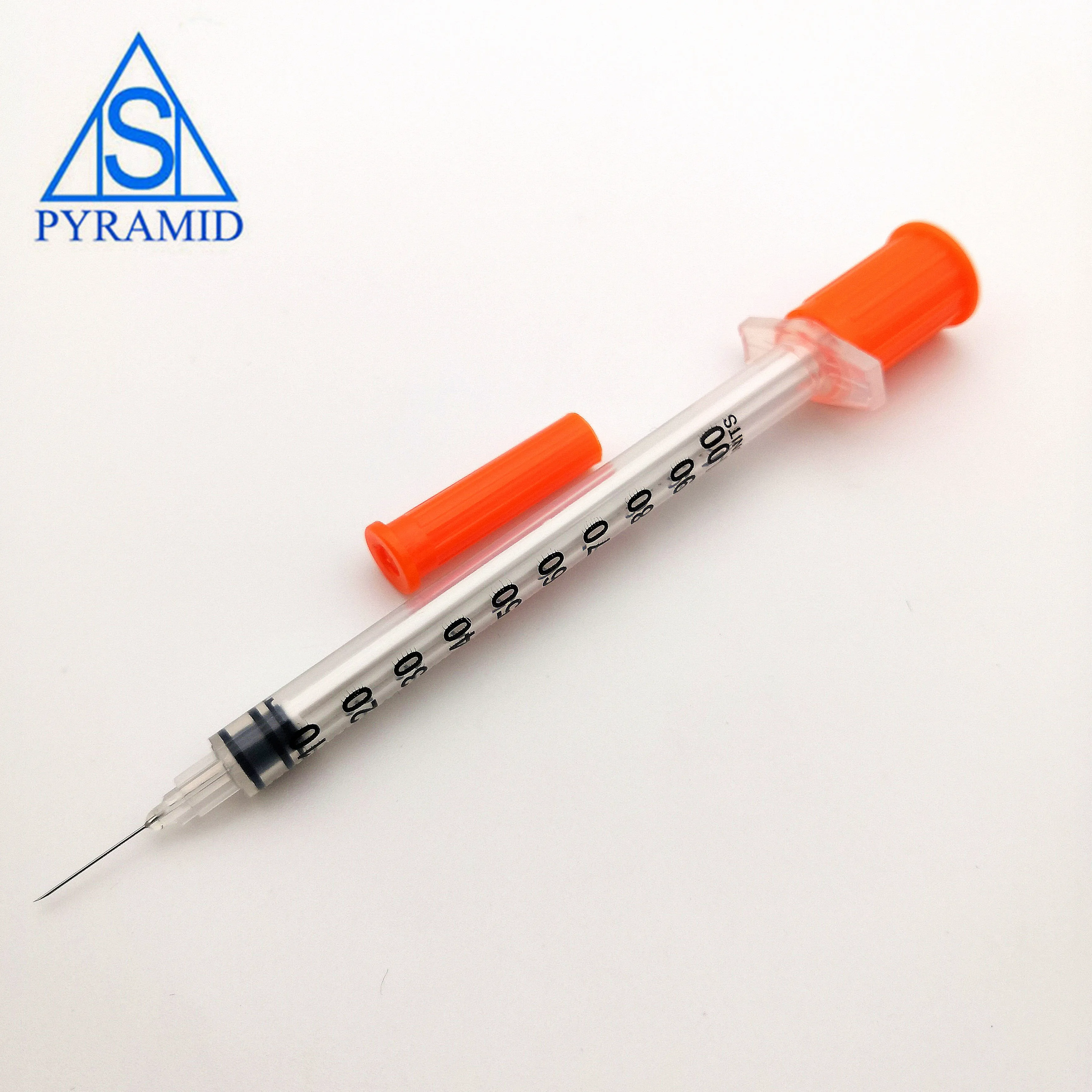 Fábrica directamente jeringa de insulina muestras de inyección para uso médico