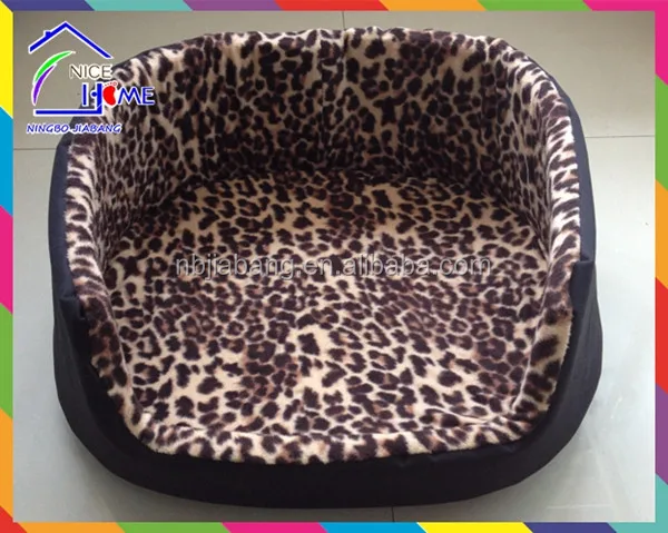 grey brown fleece hamburger dog bed