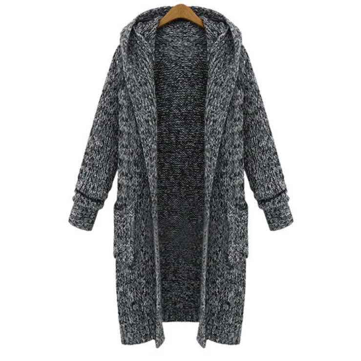 ASSUN custom loose long hooded cable knit with pockets women sweater kimono cardigans, As picture
ASSUN custom loose long hooded cable knit with pockets women sweater kimono cardigans, As picture