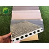 six holes embossing lumber composite decking
