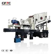 120-150 T/H Basalt Crushing and Screening Plant Mobile Cone Crusher Supplier from China