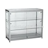 Cheap Customized Lockable Glass Display Showcase/Clear Tempered Glass Showcase