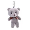 Wholesale custom realistic and lovely soft 13 cm big head bear joined bear teddy bear doll plush keychain pendant plush toys