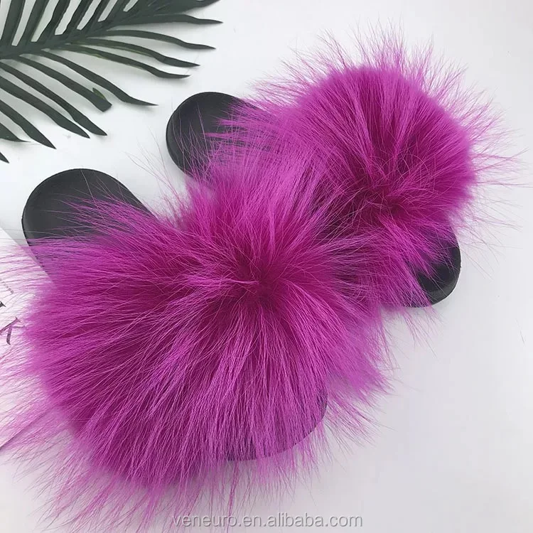 Soft raccoon fur slippers for women fur slide sandals Custom Women Fashion Fur Slides, Customized color
Soft raccoon fur slippers for women fur slide sandals Custom Women Fashion Fur Slides, Customized color