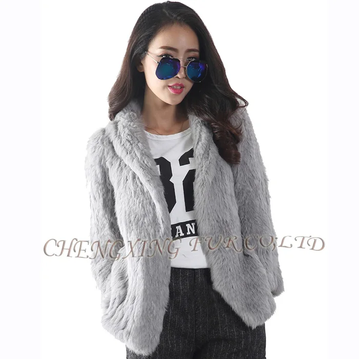 CX-G-A-19 Women Rabbit Fur Jacket Knitted Genuine Rabbit Fur Coat
CX-G-A-19 Women Rabbit Fur Jacket Knitted Genuine Rabbit Fur Coat