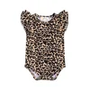 Hot selling latest design infant&toddler leopard print clothes newborn baby girls clothing romper
