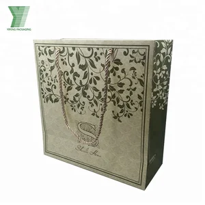 guangzhou factory custom design handmade gift paper bag with