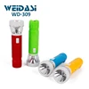 factory bulk plastic colorful flash torch light led flashlight for wholesale oem